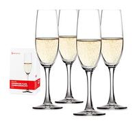 Spiegelau 4720175 Salute - Copas de champán brillantes (juego de 4), transparentes