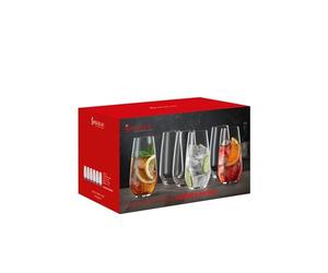 Spiegelau Authentis Casual 4800292 - Juego de 6 vasos de cristal (550 ml, aptos para lavavajillas)