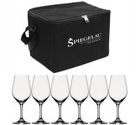 Spiegelau Estuche negro para copas de vino Expert incl. 6 copas de vino claro