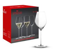 Spiegelau Juego de 4 copas de champán Hi-Lite 1750479 de 347 ml, aptas para lavavajillas