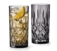 Spiegelau & Nachtmann, 105443 - Juego de 2 vasos de cóctel (cristal, 395 ml), color ahumado