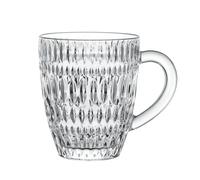 Spiegelau & Nachtmann, Ethno Barista 104908 - Juego de 2 tazas de café (cristal, 392 ml)