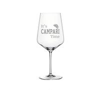 Spiegelau & Nachtmann Style Campari - Vaso de cristal (630 ml, con grabado It's Campari Time)