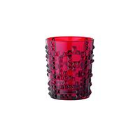 Spiegelau & Nachtmann Vaso de Cristal, Punk, Vidrio, Rojo, 10.1 x 9 x 9 cm