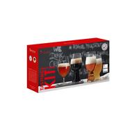 Spiegelau & Nachtmann 4991697 Tasting Kit Set/4 499/53 51 52 21 Craft Beer Glasses UK/3, 4 Unidades, Transparente, 19.6 x 37,2 x 10.19 cm