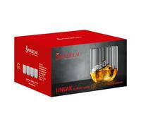 Spiegelau Vasos de whisky de 345 ml, 4 unidades, lineales, 4940176, vasos de whisky de cristal aptos para lavavajillas