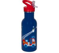 Spiegelburg Botella de Acero Inoxidable Bomberos 0,5 L Azul