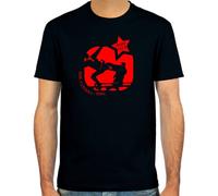 SpielRaum Camiseta Eric Cantona | Fightclub ::: Color: Negro, Verde Oliva o Azul Oscuro ::: Tallas: S-XXL (Fútbol)