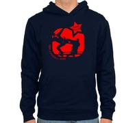 SpielRaum Sudadera con Capucha Eric Cantona | Fightclub, Fútbol Retro Hoodie