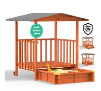 Arenero infantil Merle con techo y porche protección UV 50+