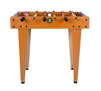 SPIELWERK® Futbolín Infantil para Niños, Fútbol, Marcadores Manuales, Futbolines de Madera, Juego de Mesa Interior Exterior, 69x37x62cm, Juguete Interactivo, Mesas de Futbolín