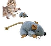 Spielzeug Maus Für Katzen - 4 cm Realistischer Beweglicher Schwanz Mit Eingebautem Sound-Spiel | Maus Katzen Spielzeug,Für Den Alltag Im Garten Zu Hause Drinnen Draußen Geburtstag HaustierSp