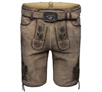 Spieth & Wensky Archibald Pantalones Cuero con Cinturón Hombre Traje de Cuero