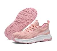 SPIEZ Antiestáticos Zapatos de Seguridad Mujer S1P, EU41, Rosa-Blanco