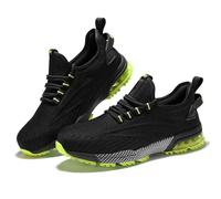 SPIEZ Zapatos de Seguridad para Hombre Mujer, Zapatillas de Seguridad con Punta Compuesta y Amortiguación de Aire, Zapatos de Trabajo Ligeros Transpirable Negras Azul/Negro Verde Talla EU36-46