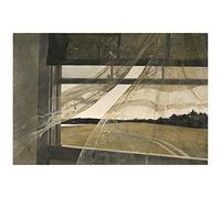 Spiffing Prints Andrew Wyeth Wind from The Sea - Medium - Semi Gloss - Unframed