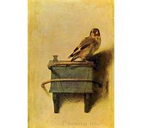 Spiffing Prints Carel Fabritius - Bird - Large - Semi Gloss Print