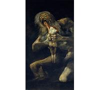 Spiffing Prints Francisco de Goya - Saturno devorando a su Hijo Monster - Extra Large - Semi Gloss Print