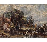 Spiffing Prints John Constable - Sketch for The Haywain - Large - Semi Gloss Print