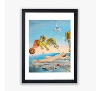 Spiffing Prints Salvador Dali - Sueño causado por el vuelo de una abeja - Impresión de pared - Arte de decoración del hogar - Póster gi Solo impresión - Grande