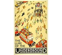 Spiffing Prints The Lure of The Underground - Small - Matte Print