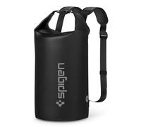Spigen Aqua Shield Bolsa Impermeable, 30L Dry Bag, Bolsa Seca, Mochila con Correas Acolchadas Ajustables para Playa, Piscina, Pesca, Natación, Camping, Canoa, Senderismo, Kayak - Negro