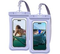 Spigen Aqua Shield Funda Impermeable Móvil [Flotante] [2 Unidades, IPX8] hasta 7", Bolsa Estanca Universal para iPhone 15 Pro MAX 14 13 12 11, Galaxy S24 Ultra, Pixel 8, Xiaomi 14 - Azul