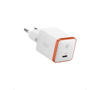 Spigen ArcStation Essential Cargador USB C 30W GAN, PD 3.0 Rápido Pared Adaptador, Cargador rápido PPS para iPhone 16 15 Pro MAX 16e, Samsung S25 24 Ultra, iPad Pro Air, Pixel 9a, Xiaomi - Blanco