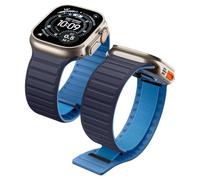 Spigen Athlex Air M Correa para Apple Watch Ultra 4/3/2/1, Series 12/11/10 | Correa de silicona y tejido con cierre magnético de aluminio para 49/46/45/44/42mm