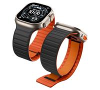 Spigen Athlex Air M Correa para Apple Watch Ultra 4/3/2/1, Series 12/11/10 | Correa de silicona y tejido con cierre magnético de aluminio para 49/46/45/44/42mm