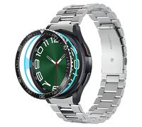 Spigen Bezel Tune Styling Compatible con Samsung Galaxy Watch 6 Classic 47mm bisel adhesivo cubierta anillo (2023) - Negro