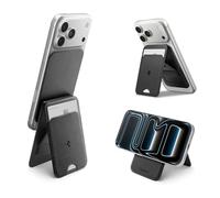 Spigen Cartera Magnética Slim Fold MagFit con Soporte para Tarjetas y Trípode, Compatible con iPhone 17 17e 16 15 14 13 12 Pro MAX Air y Pixel 10 Series Compatible con MagSafe y Pixelsnap - Negro