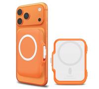 Spigen Cartera Magsafe TinTap MagFit+ Tarjetero Magnético con Sistema de Bloqueo Compatible con iPhone 17/16/15/14/13/12 Magsafe Wallet - Orange