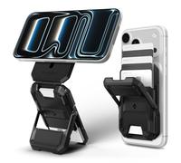 Spigen Cartera Magsafe Tough Armor Pro MagFit Cartera Magnética 5 Tarjetas Funda Diseñada para MagSafe Compatible con los Modelos iPhone 17/16/15/14/13/12 Series, Accesorios MagSafe - Negro