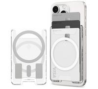 Spigen Cartera Magsafe Ultra Hybrid MagFit+ Tarjetero Magnético Compatible con iPhone 17/16/15/14/13/12 MagSafe Wallet - Transparente