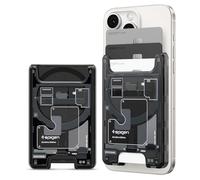 Spigen Cartera Magsafe Ultra Hybrid ZeroOne MagFit Tarjetero Magnético Compatible con iPhone 17/16/15/14/13/12 Series MagSafe Wallet - Negro