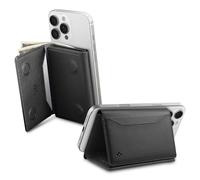 Spigen Cartera Magsafe Valentinus S Magfit Tarjetero Magnético Compatible con iPhone 17/16/15/14/13/12 MagSafe Wallet - Negro