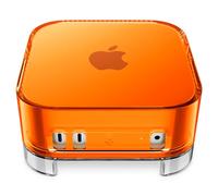 Spigen Classic C1 Funda con Soporte para Filtro de Aire Integrado Compatible con Mac Mini M4 / M4 Pro Chip (2024) - Tangerine