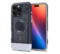 Spigen Funda para iPhone 16 Pro MAX, Classic C1 MagFit Compatible con MagSafe - Gris Grafito