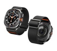 Spigen Correa de Repuesto Lite Fit en Nylon Compatible con Samsung Galaxy Watch Ultra 47mm (2025/2024) - Negro