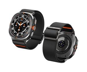 Spigen Correa de Repuesto Lite Fit en Nylon Compatible con Samsung Galaxy Watch Ultra 47mm (2025/2024) - Negro