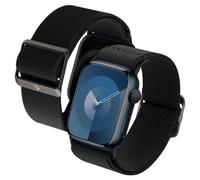 Spigen Correa Lite Fit en Tela Compatible con Apple Watch Ultra 3/2/1 49mm, Series 11/10 46mm, Series 9/8/7-4/SE 45mm, 44mm - Negro