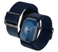 Spigen Correa Lite Fit en Tela Compatible con Apple Watch Ultra 3/2/1 49mm, Series 11/10 46mm, Series 9/8/7-4/SE 45mm, 44mm - Azul Marino