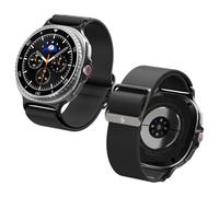 Spigen Correa Lite Fit para Galaxy Watch 9&8 40/44/46mm | Correa tela ligera con clip, adaptador y hebilla para confort para Galaxy Watch 9/8/8 Classic 46mm(2026/25) - Negro