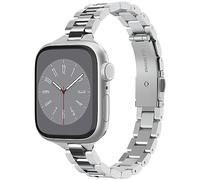 Spigen Correa Modern Fit 316L de Metal Compatible con Apple Watch Series 11/10 42mm, Series 9/8/7/6/5/4/SE 41mm, 40mm - Plata