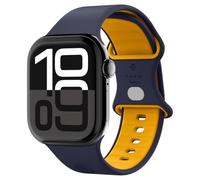 Spigen Correa Nano Pop en Silicona Compatible con Apple Watch Ultra 3/2/1 49mm, Series 11/10 46mm, Series 9/8/7-4/SE 45mm, 44mm - Blueberry Navy