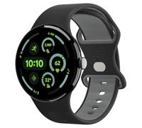 Spigen Correa Nano Pop en Silicona Compatible con Google Pixel Watch 4/3/2/1 41mm (2025/2024/2023/2022) - Black Sesame