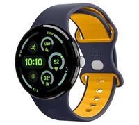 Spigen Correa Nano Pop en Silicona Compatible con Google Pixel Watch 4/3 45mm (2025/2024) - Blueberry Navy
