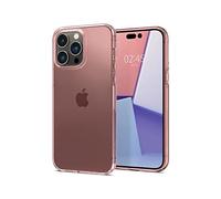 Spigen Crystal Flex - Funda diseñada para iPhone 14 Pro Max (2022), cristal rosa