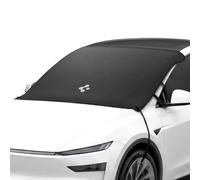 Spigen Cubierta Magnética para Parabrisas de Coche, Protección contra Hielo y Polvo, Protección Solar UV, Impermeable Todo Clima, Compatible con la Mayoría de los Coches y Todos los Tesla Model 3 e Y